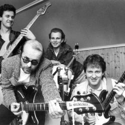 Desember 1986: Bilde fra øvingslokalet på Ganddal