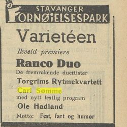 Klipp fra  Rogalands avis