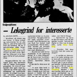 Klipp fra Haugesunds avis