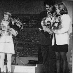 Roar Engelberg, Torhild Nigar, Tande P og Elisabeth Andreassen foto Akershus Amtidene