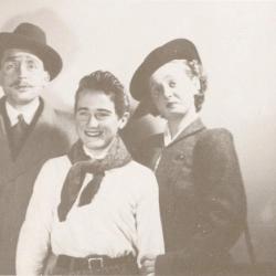 Leiv Wee, Helge Sverre Nesheim og Unni Monsen foto hentet fra boka Haugesund - som årene gikk : 3. samling : bilder fra Haugesund i nyere og eldre tid