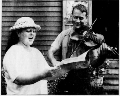 Tor Anton Haarr sammen med kona Torunn foto: Hilde Garlid/Jærbladet