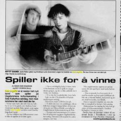 Klipp fra Rogalands Avis 23.01.2003