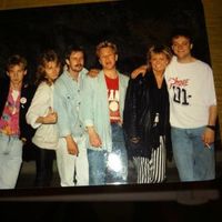 1985 Fra v Bjarne Skogland, Odd Log ( Eddi ) Helgesen, Åsmund Folgerø, Rolf Andre ( Roffi ) Johnsen, Bjarne ( Bamse ) Anvedsen, Susan Borg og Rune Eriksen