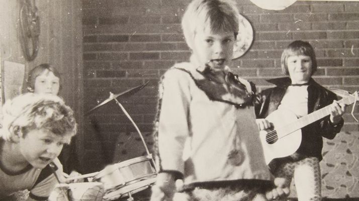 1980-tallet Fra venstre Øyvind Fjeldheim Roar Eskil Jacobsen Erling Haukås Kjell Gunnarshaug