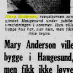 klipp fra Haugesunds Dagblad