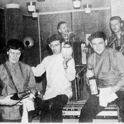 Sigfred Danielsen sammen med Kjell Harlow under Italiensk uke på Inter foto Rogalands Avis