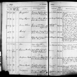 Dåpattesten til Chris Cornells oldefar Eivin/Ivan Olaus Olsen