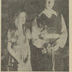 Anne -Lise Jensen og Kjell Haave Askepott & Lille mus. mei 1959 foro Rogalands Avis