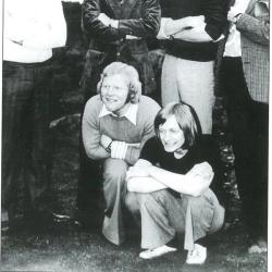 Roulets fra 1973. Foran fra venstre: Tor A. Gjerdevik, Oddmund Eriksen. Bak fra venstre : Lars Knutsen, Arnold Berge, Alf G. Skjæveland, Håkon Eriksen.