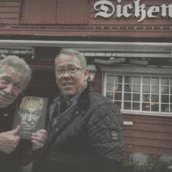 Magne Høyland og Øyvind Ellingsen med Et levd rockeliv foto Roy Storvik/Rogalands Avis