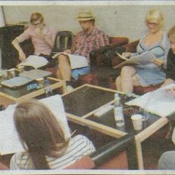 Gjennomgang av manuset til "Sandnes City" foto Arne Birkemo/Rogalands Avis