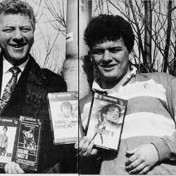 Roald og nevøen lille - John foto Rogalands Avis