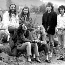 1990. Fra v: Arve Oftedal, Pete Johansen, Gunhild Vaaland, Jørn Knutsen, Anne Vikeså, Tom Chr. Jensen, Erik Johannesen