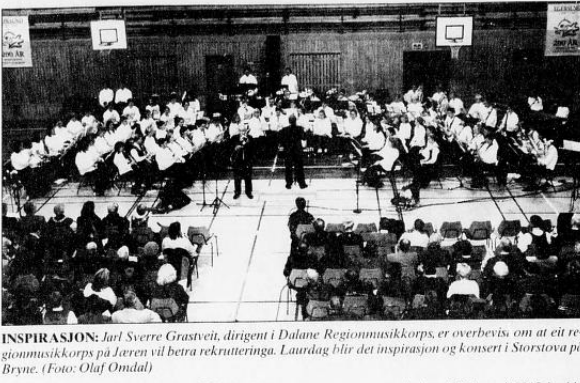 Dalane Regionsmusikkorps Foto: Jærbladet