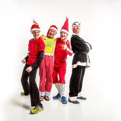 Svartnissen Ensemblet 2. Fra venstre: Ove Rocketroll, Kissa Nissemann, Mr. Caboom og Svartnissen