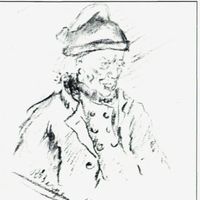 Lars Lofthus tegnet av Rikard Berge i 1902