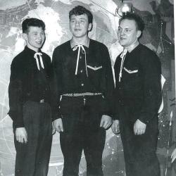 Det første skikkelige Johnny Band:Tor Reidar Laursen, John Klemetsen og Kjell Langeland.