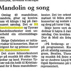 klipp fra Jærbladet