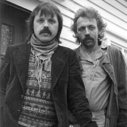 Kjell Jensen og Hans Chr. Besten Hansen i oktober 1982.