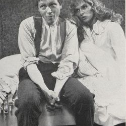 Julie Ege og Alf Nordvang i Tørres Snørtevold foto Rogaland Teater