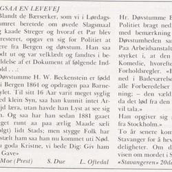 klipp fra boka Tenk hvor i gamle dage- : en samling stavangerviser fra 1800-tallet-Medforfatter/Bidragsyter Christiansen, Jan | Strøm, Tonje | Ringås, Johs.