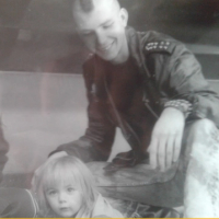 Noen av medlemmene i Tech/No Terree (vokal) Tore (gitar) og dattera deres (bandets uoffisielle femte medlem) foto av Bellemann Stav Sprang Lagt ut med tillatelse