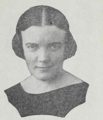 Gustava Johannessen foto hentet fra Sang og musikkliv i Haugesund 1867-1945. 1