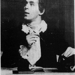 Knut Husebø i Erasmus Montanus foto avisa Tromsø