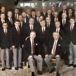 Bildet tatt i forbindelse med Mandskorets 75 års jubile