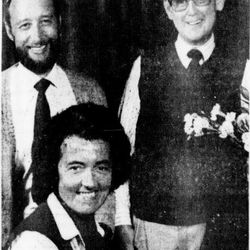 Olle Pedersen med musikanter foto Haugesunds Avis