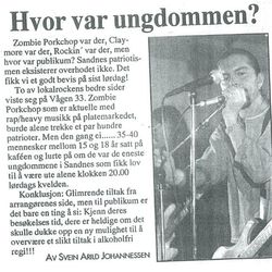 Klipp fra Sandnesposten