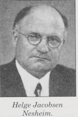 Helge Nesheim . Bildet tilhører Nasjonalbiblioteket