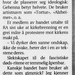 Klipp fra Rogalands avis