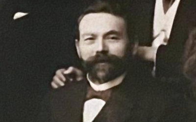 Martin Stangeland i 1910 foto hentet fra boken «Slektshistorie for familien Larsen og Stangeland» av Kasper Moreno