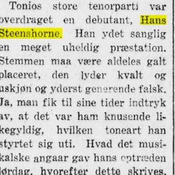 klipp fra Bergens Tidene