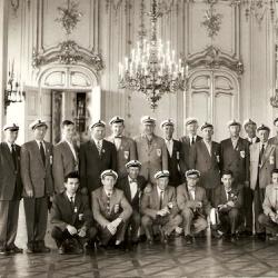 Mandskoret på plass i Wien