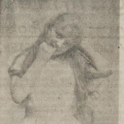 Elsa Dybwad som Trine Rar i "Aprilsnarrene" Foto Stavangeren