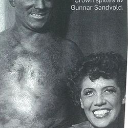 Anne Brown sammen med Gunnar Sandvold i København