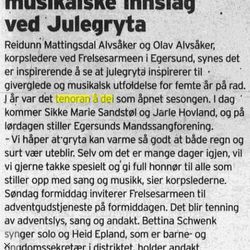 klipp fra Dalane Tidene