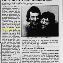 klipp fra Dalane Tidene