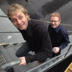 2005. To gode kompisar: Leif og Affi. (Foto: Knut S. Vindfallet)