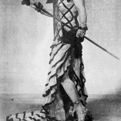 Berly Haugland i sin siste rolle som Hanna Glavari i "Den Glade Enke" foto Rogalands Avis