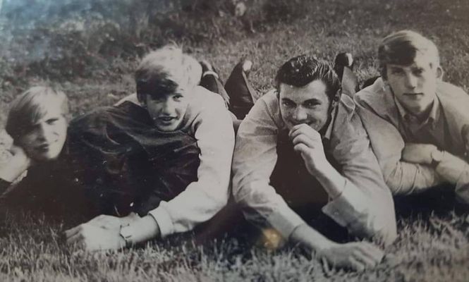 Science FictionFra venstre: Kjell Kristoffersen (gitar/orgel), Reidar Nornes (gitar), Karl Erik Lie (bass), og Tor Magne Hansen (slagverk) foto tilhører Svein Paul Gilje