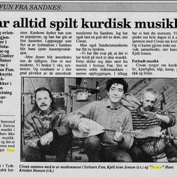 klipp fra Sandnesposten