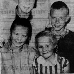 Jan Einar Samuelsen sammen med Sigve Bøe, Åshild Helgevold og Gunnvor Alida Endresen foto Stavangeren