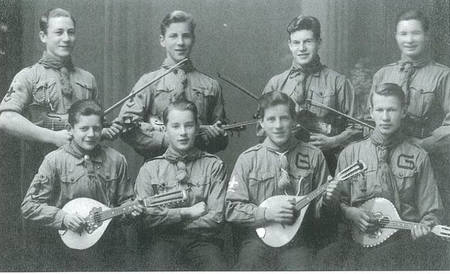 Egersund Speidergutt-tropps orkester Bildet tilhører Anne - Sophie Lind