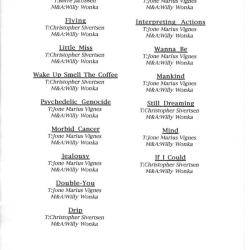 Willy Wonka: repertoar