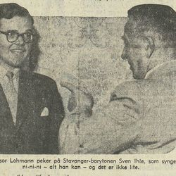 Sven Ihle foto : Bergens Tidene