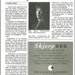 klipp fra Stavanger Aftenblad